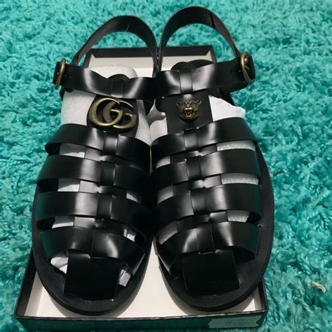 gucci inspired sandals|Gucci unisex sandals.